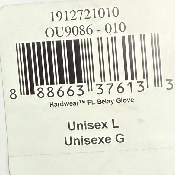 Mountain Hardwear FL Belay Gloves Unisex Large Leather Outdoor Climbing Yellow - Picture 6 of 7